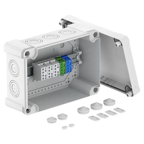 outdoor junction box with terminal block|mains junction boxes with terminals.